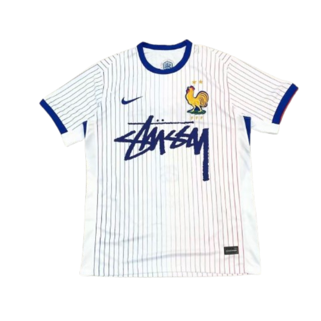 MAILLOT STUSSY ÉQUIPE DE FRANCE BLANC