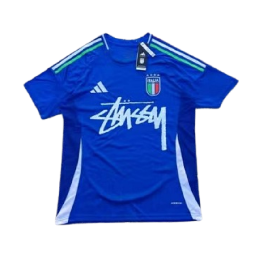 MAILLOT STUSSY ITALIE BLEU